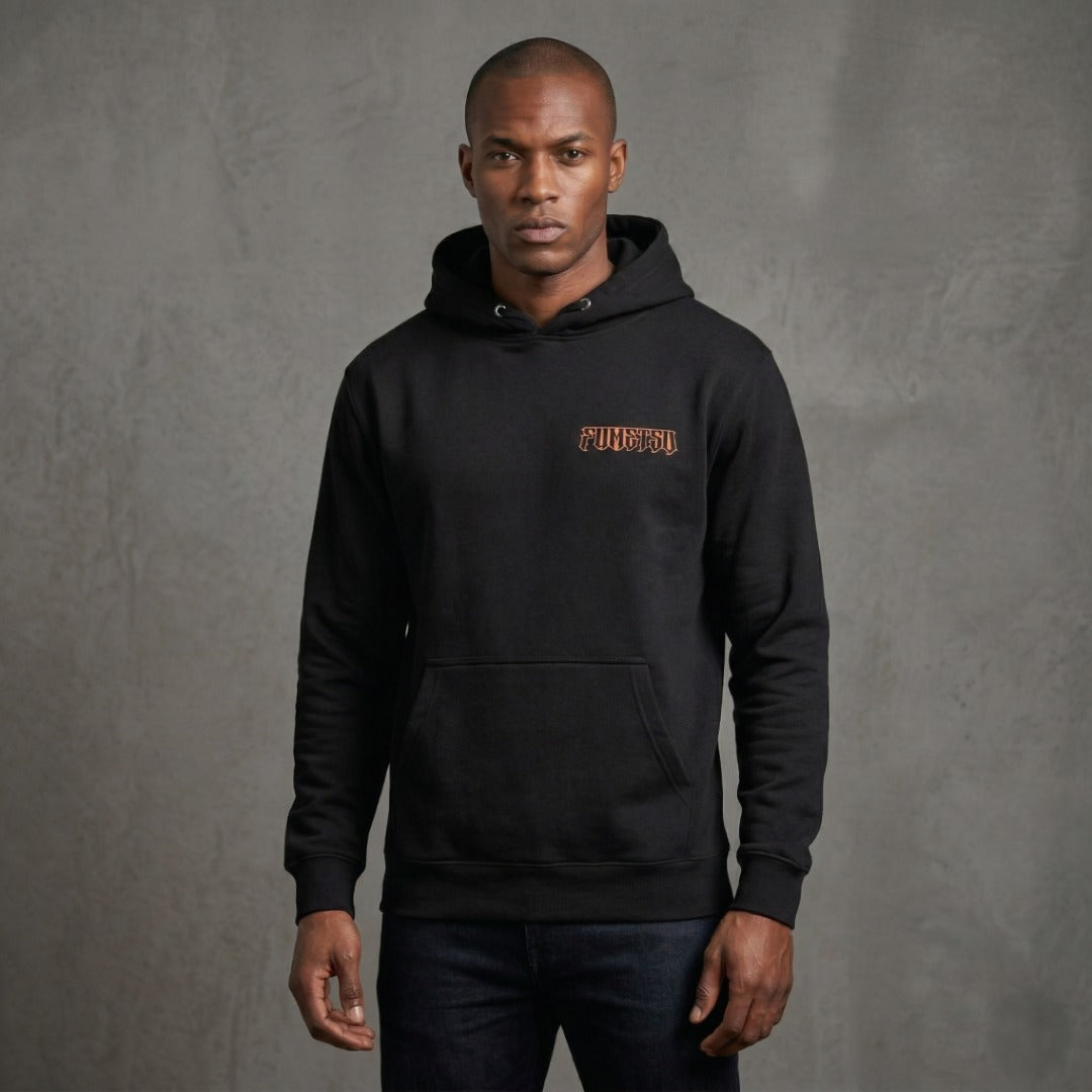 Immortal Tiger Hoodie Black/Orange Lifestyle