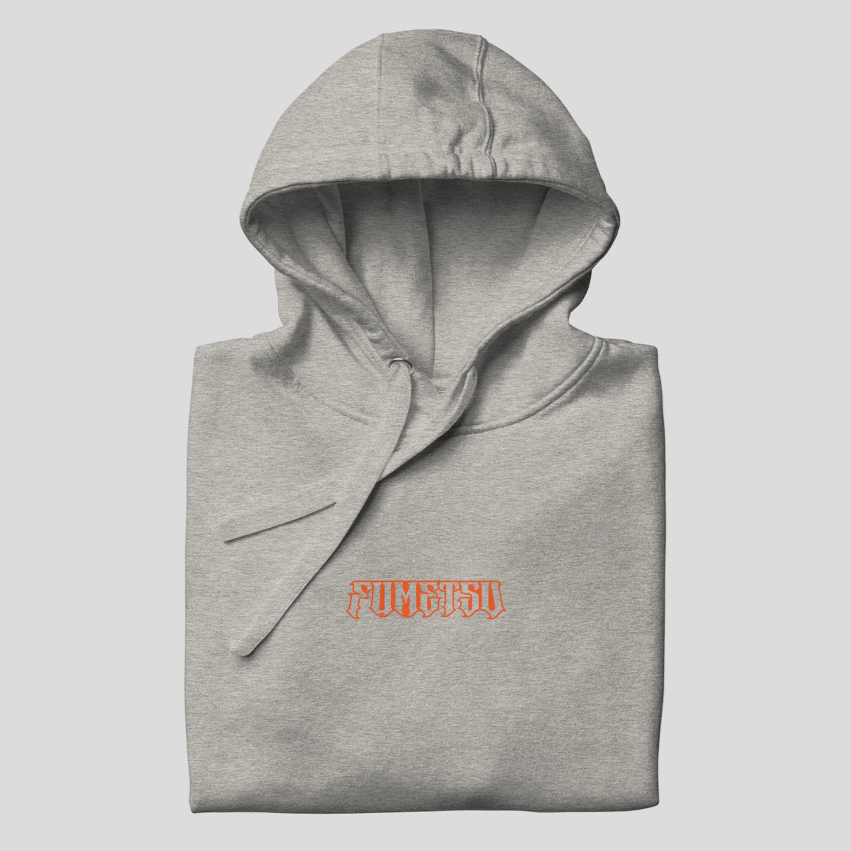 Fumetsu Immortal Tiger Hoodie Grey/Orange Folded