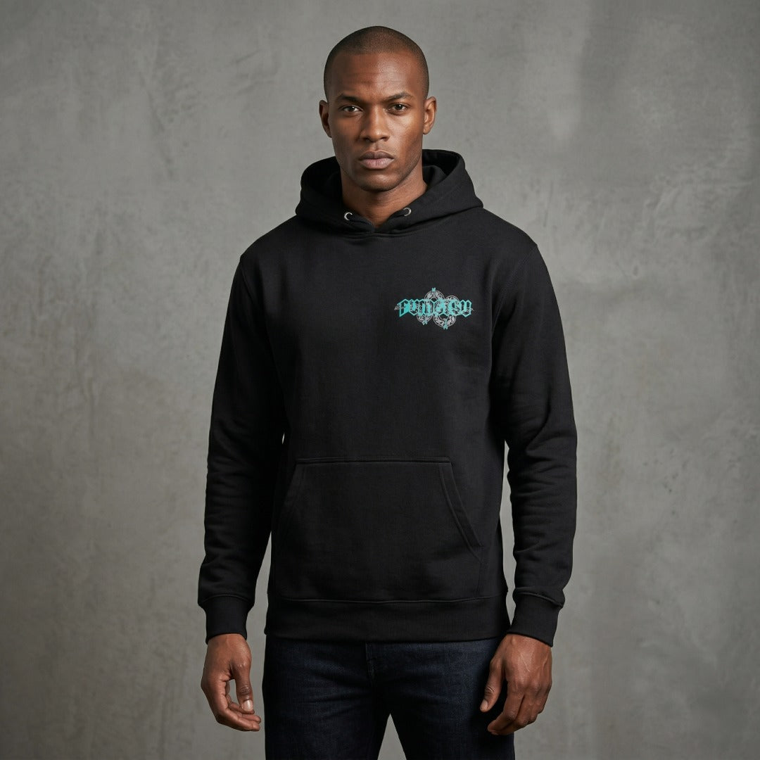 Fumetsu Inked - Snake Hoodie Black/Teal