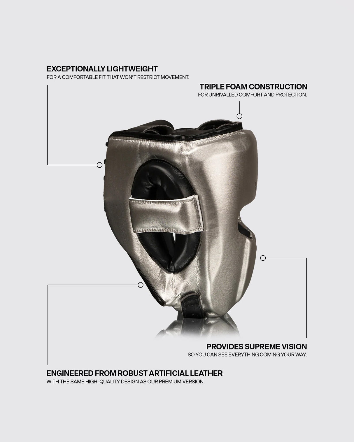 Fly Knight X Headguard Silver
