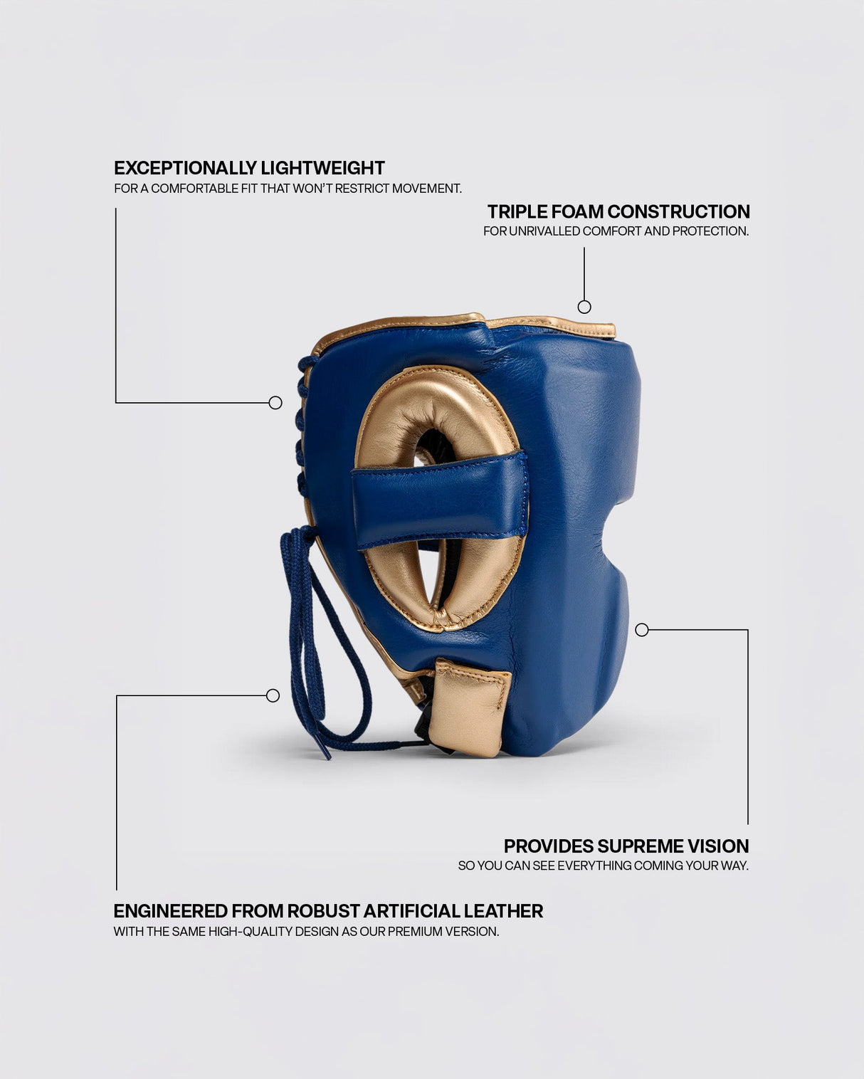 Fly Knight X Headguard Space Blue/Gold