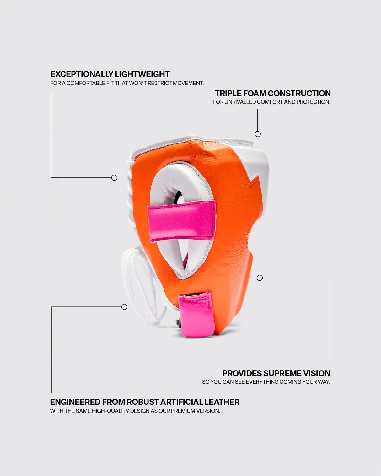 Fly Knight X Headguard Knockout Pink/Orange