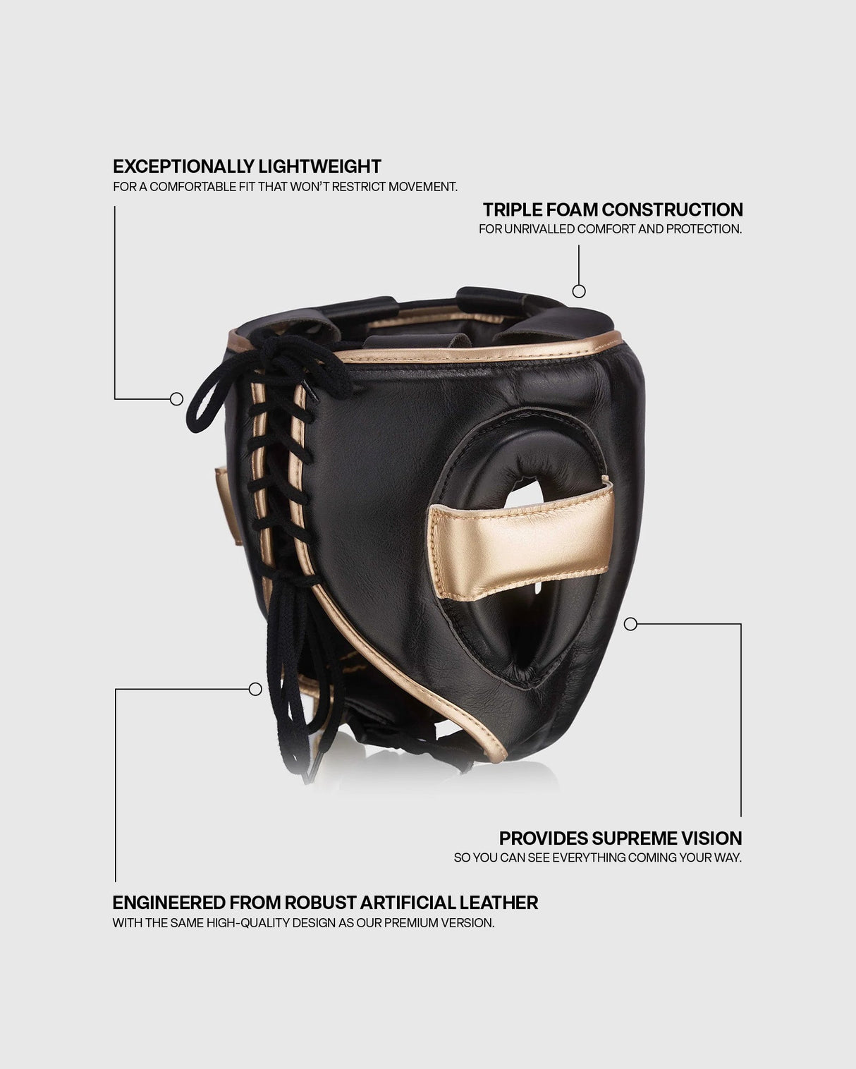 Fly Knight X Headguard Black/Gold