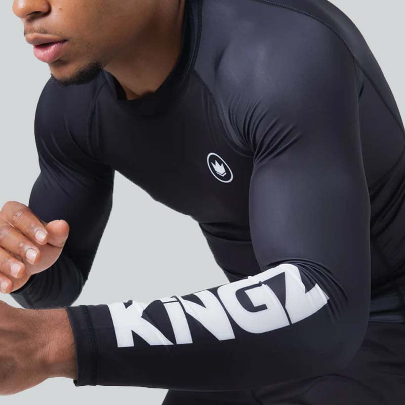 Kingz Kore V2 Langarmes Hautausschlag Wache Schwarz