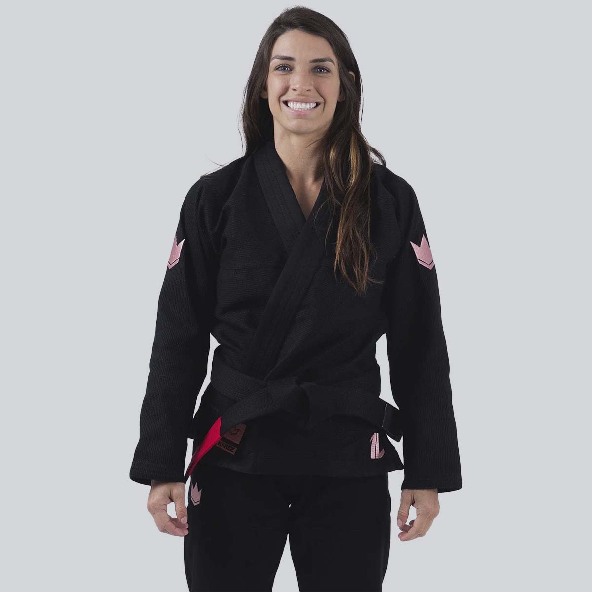 Gold Kingz die One Ladies Bjj Gi Black/Rose