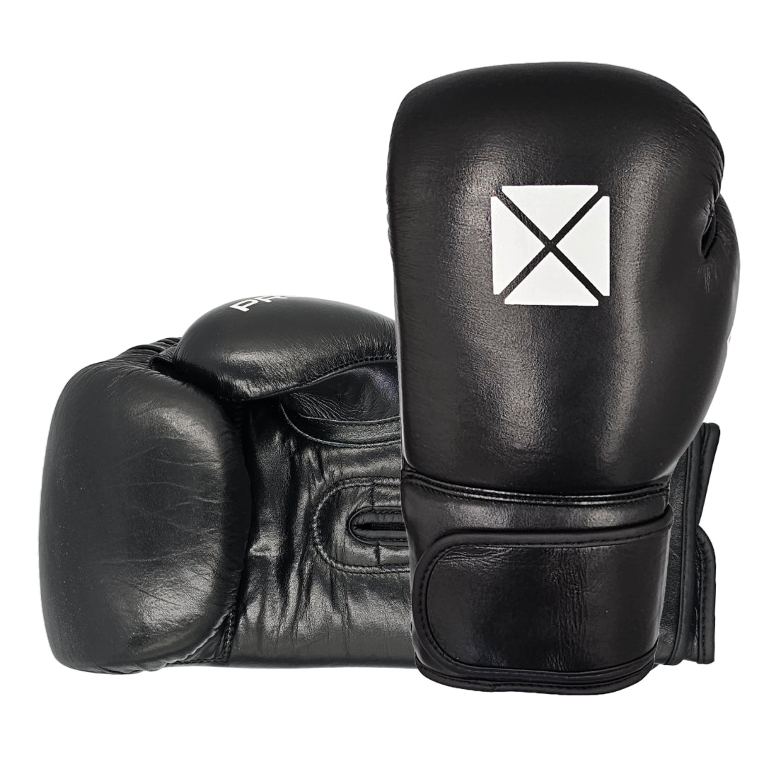 Pro-Box Leather Essential Boxing Gloves Black