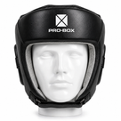 Pro-Box Leather Club Essentials Head Guard Black