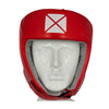 Pro-Box Leather Essential Head Guard Red