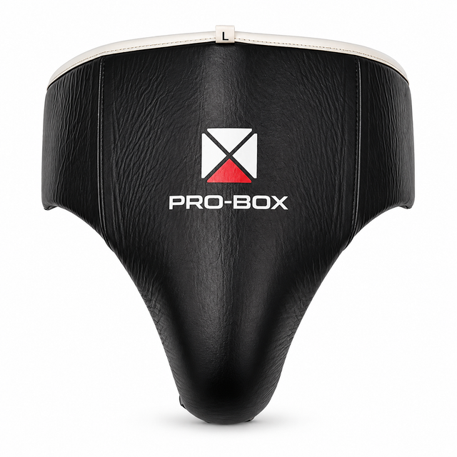 Pro-Box Black Leather Abdo Guard