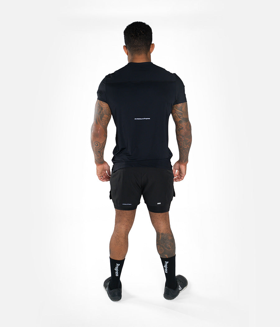 Progress Sempre Technical Shorts Black, view 4 of 4