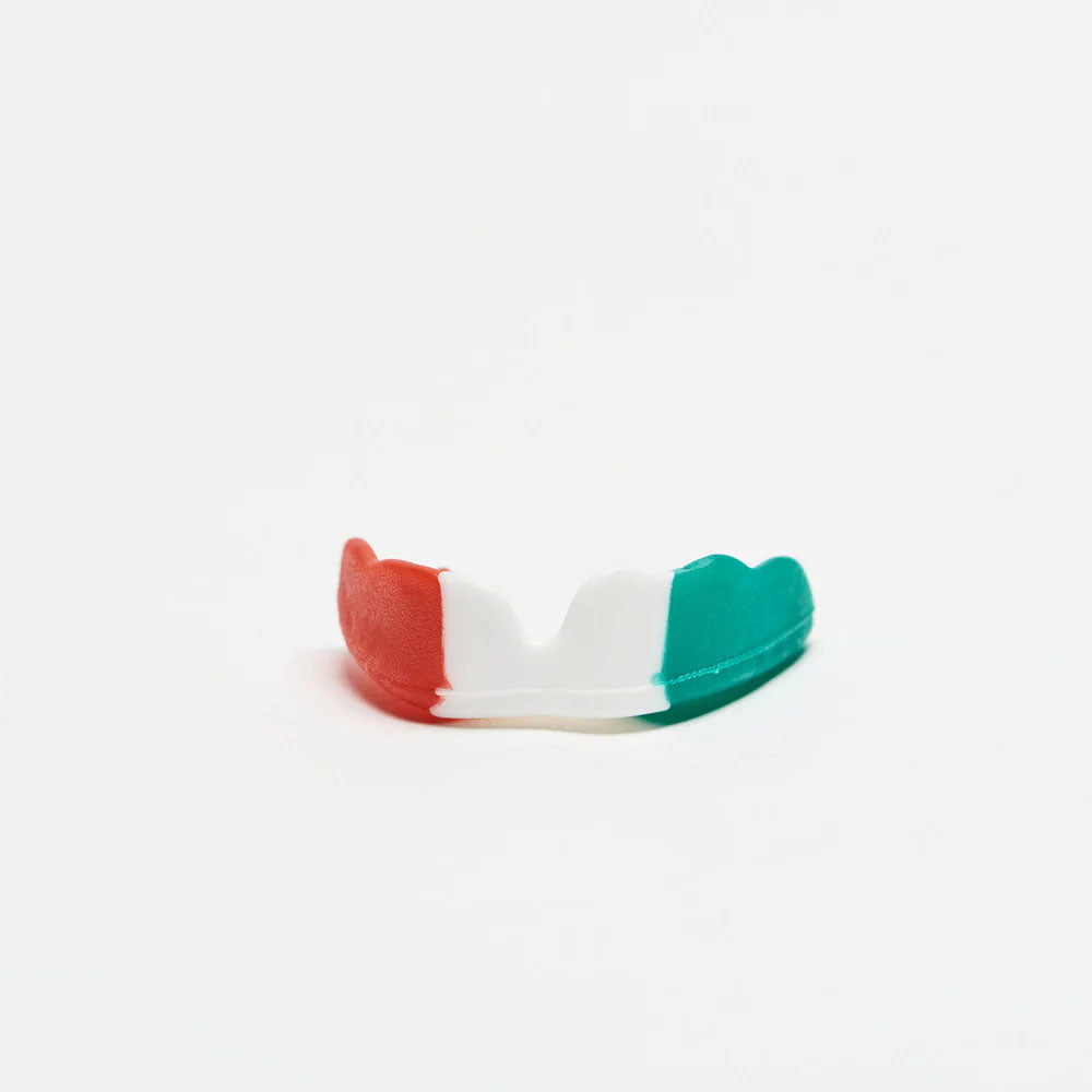 Leone JR Titan Mouth Guard White/Red/Green