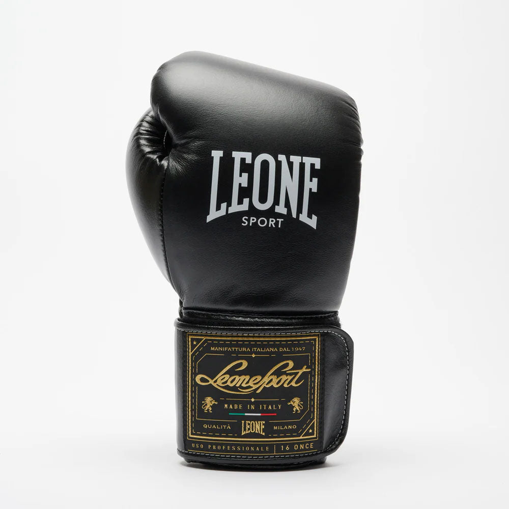 Leone Orlando Classico Boxing Gloves Black