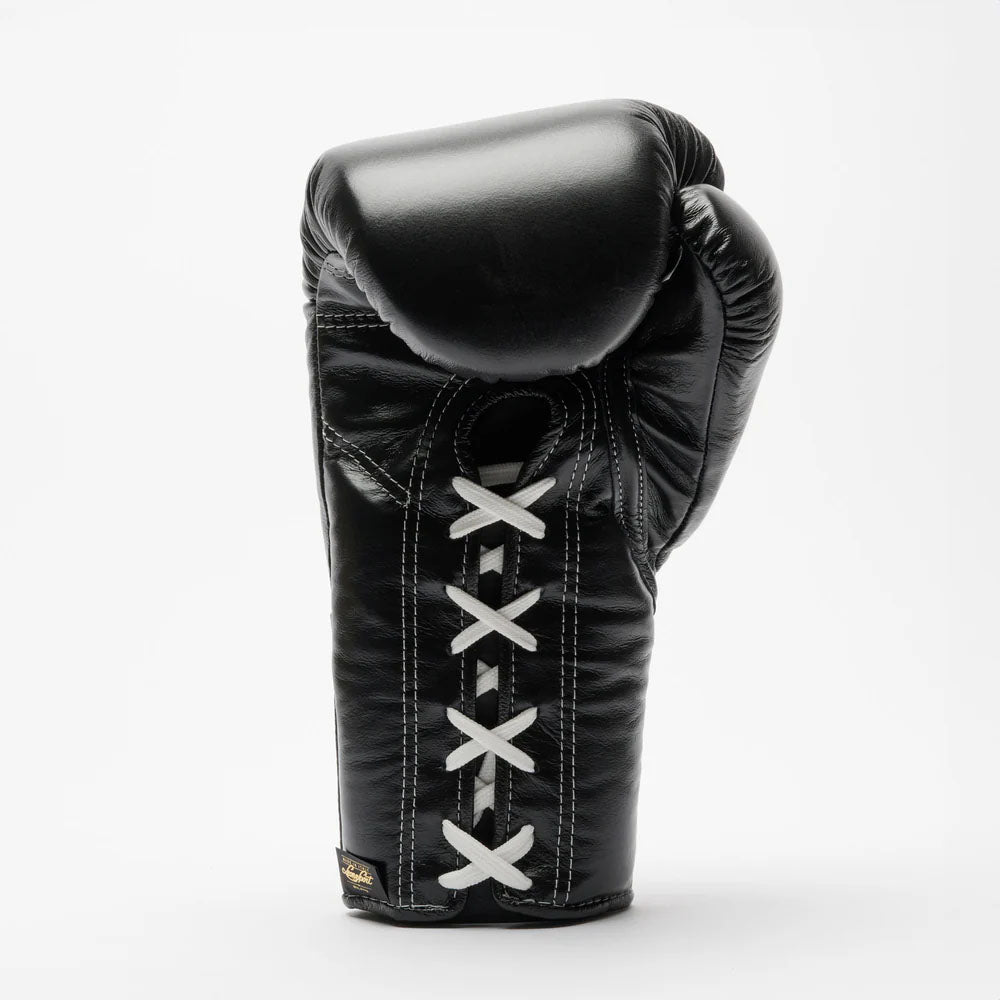 Leone Orlando Classico Laced Boxing Gloves Black