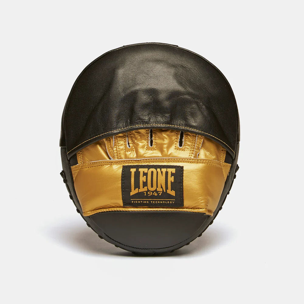 Leone Power Line Rounded Punch Mitts Black