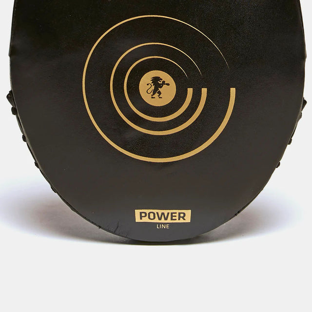 Leone Power Line Rounded Punch Mitts Black