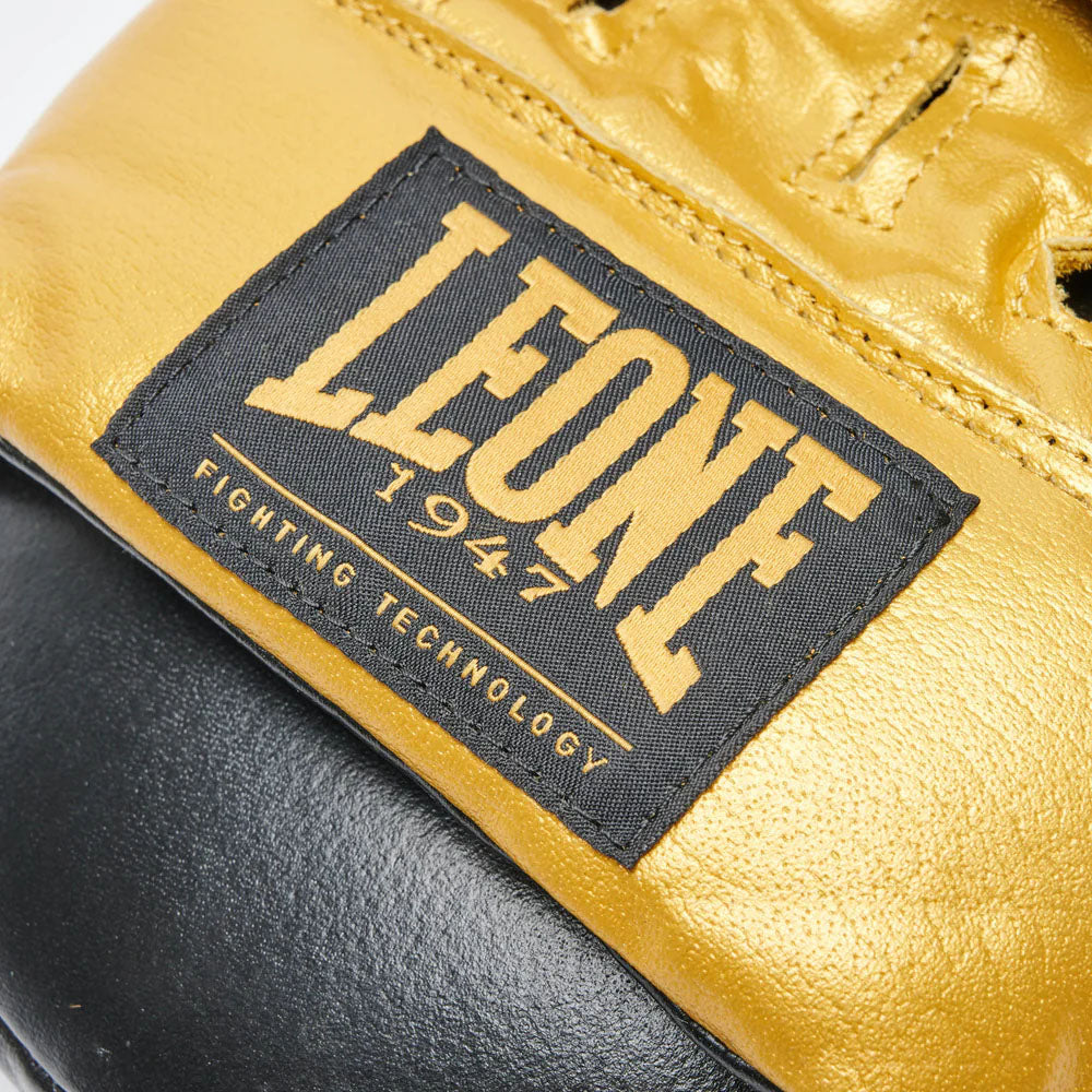 Leone Power Line Rounded Punch Mitts Black