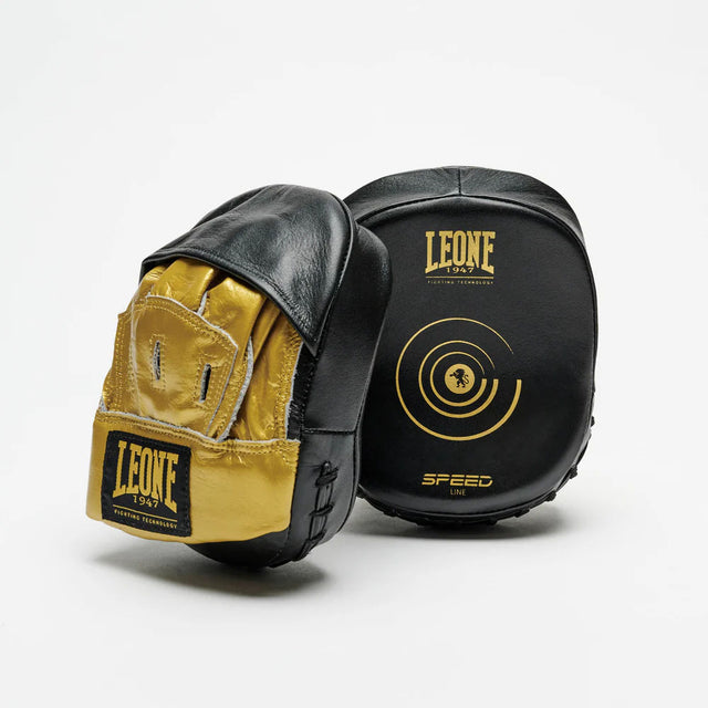 Leone Speed Line Rounded Striking Mitts Black