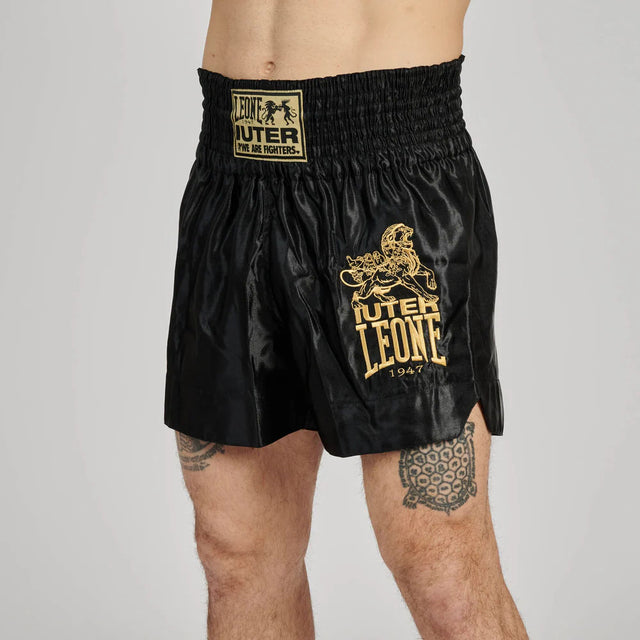 Leone X Iuter Combat Shorts Black