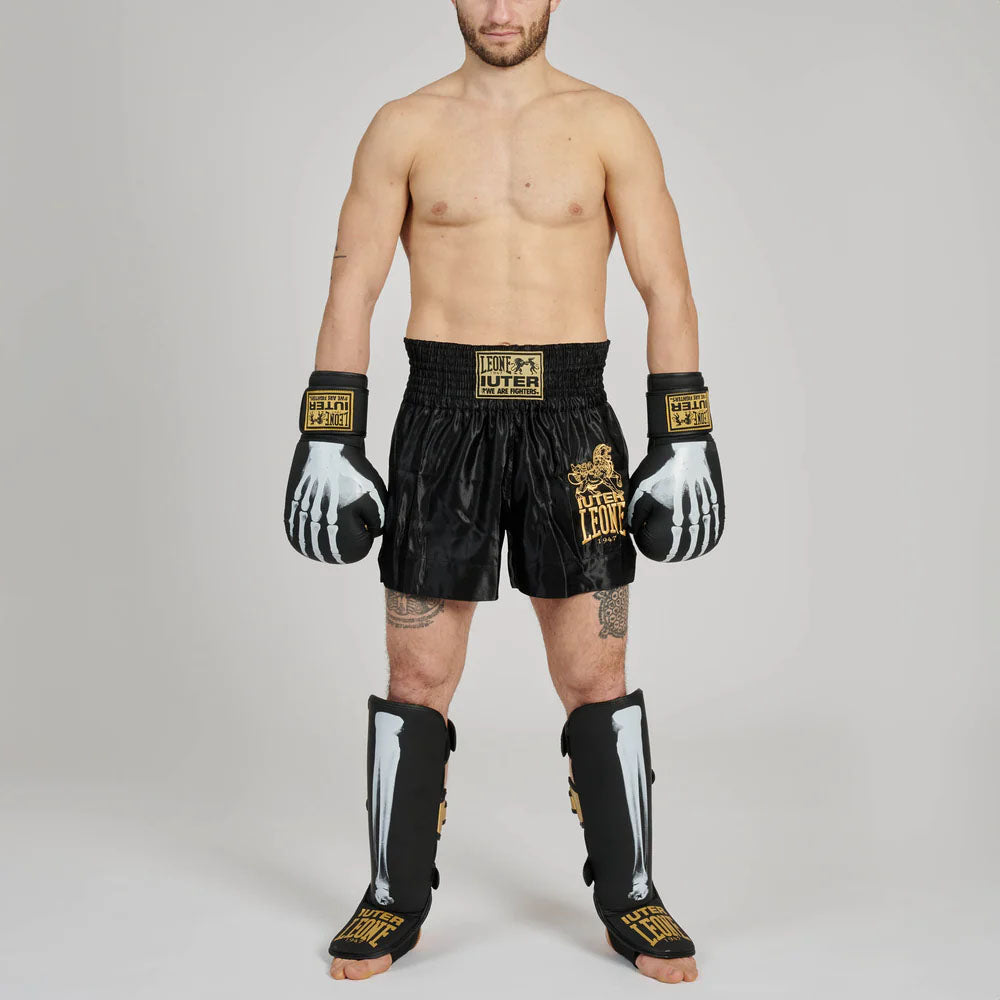 Leone X Iuter Combat Shorts Black