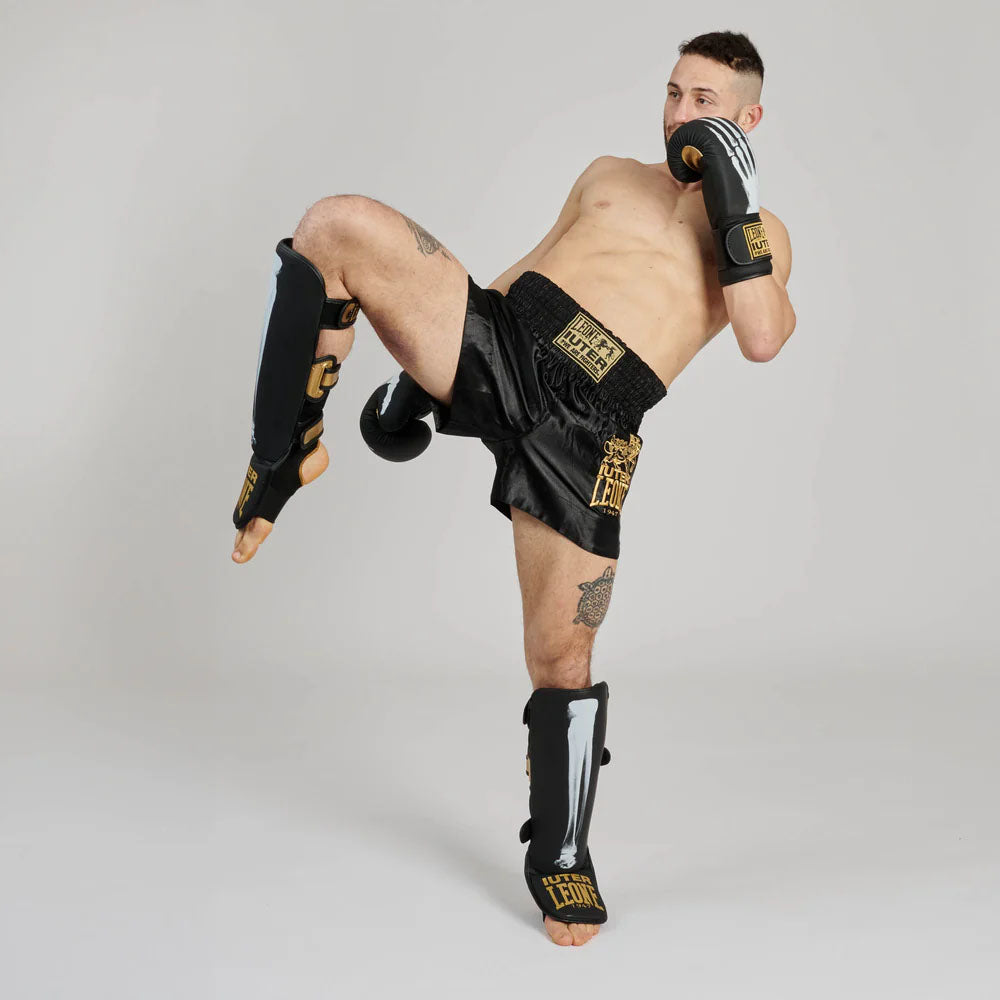 Leone X Iuter Combat Shorts Black