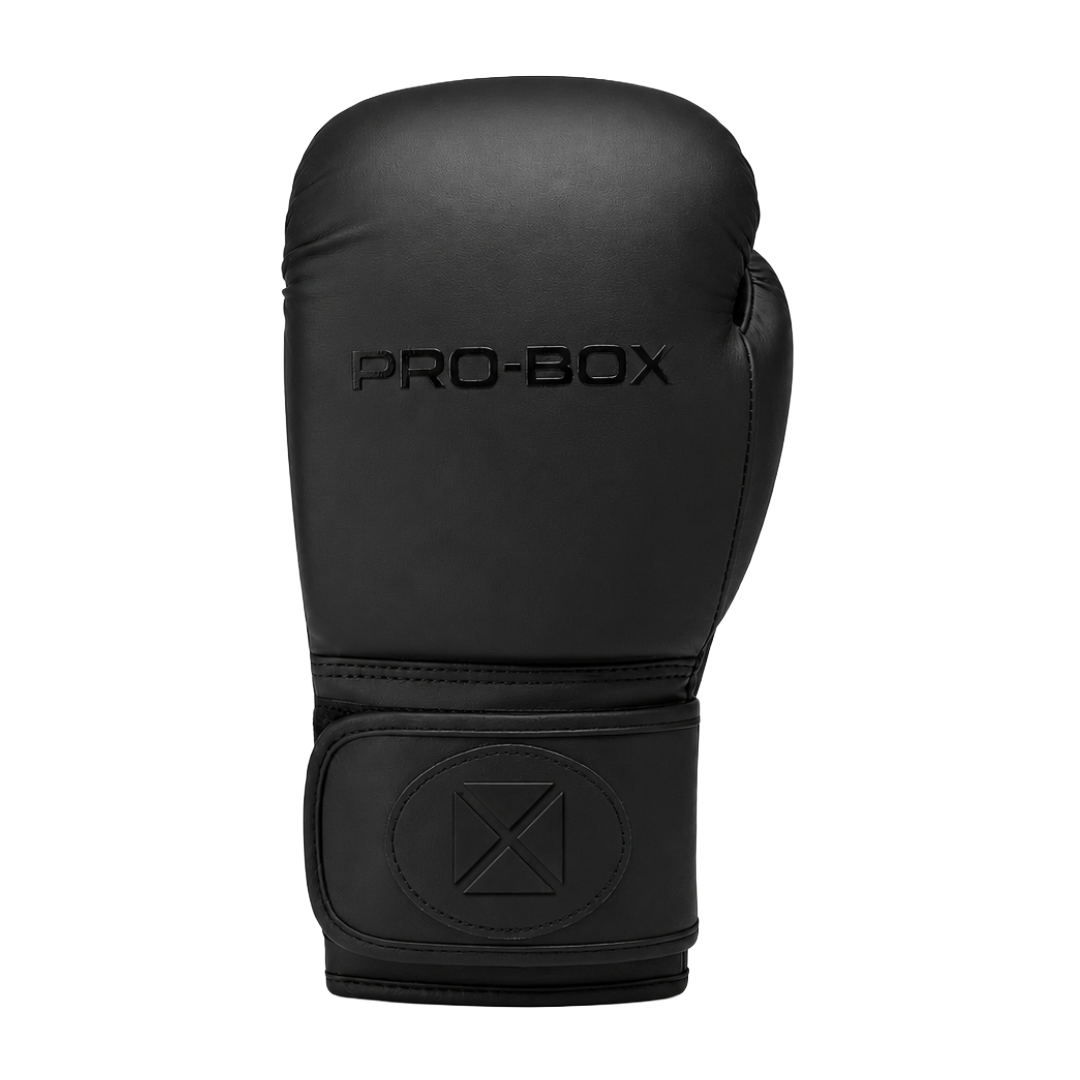 Pro-Box Club Spar Boxing Gloves Matt Black