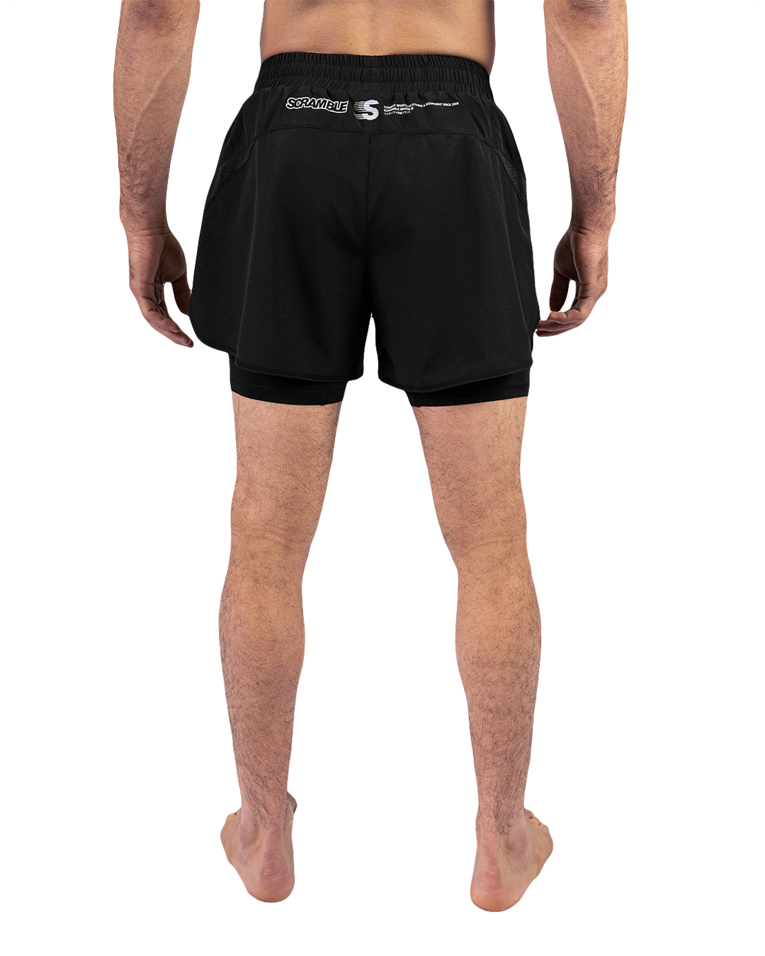 Scramble Mirai Combination Shorts Black in black, view 4 of 6