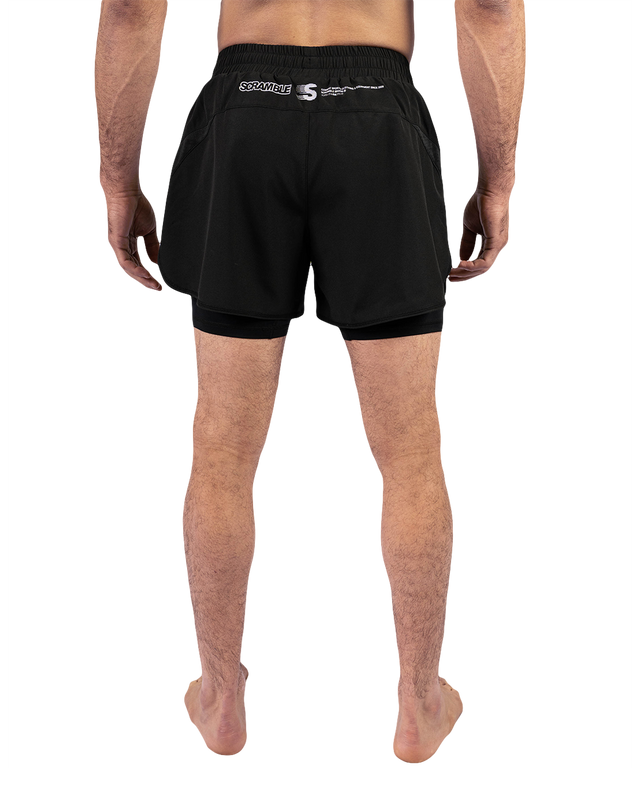 Scramble Mirai Combination Shorts Black in black, view 4 of 6
