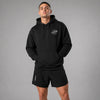 Made4fighters έμβλημα hoodie μαύρο/γκρι/λευκό