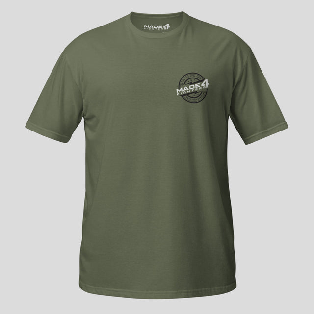 Made4Fighters Emblem T-Shirt Khaki/Black/White