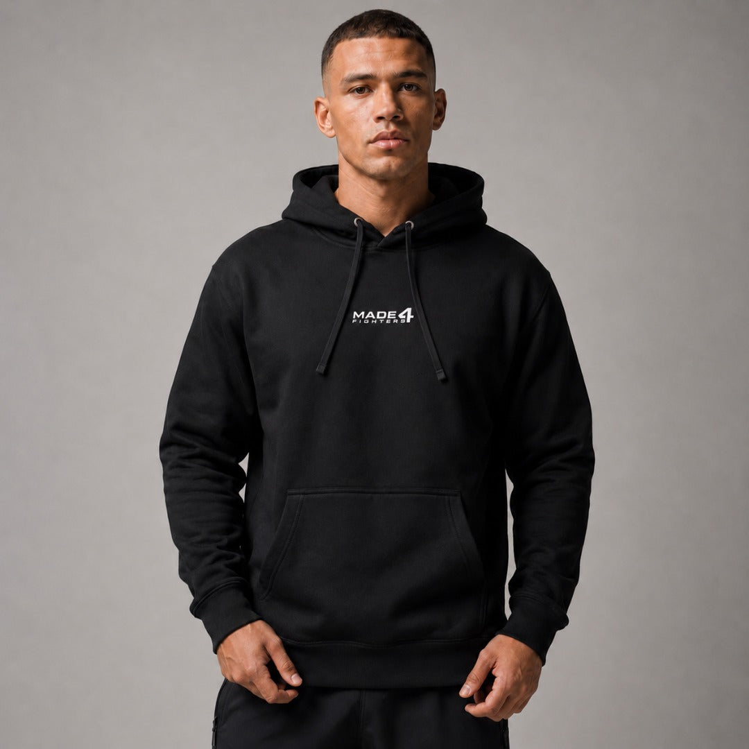 Made4fighters Logo Hoodie Black