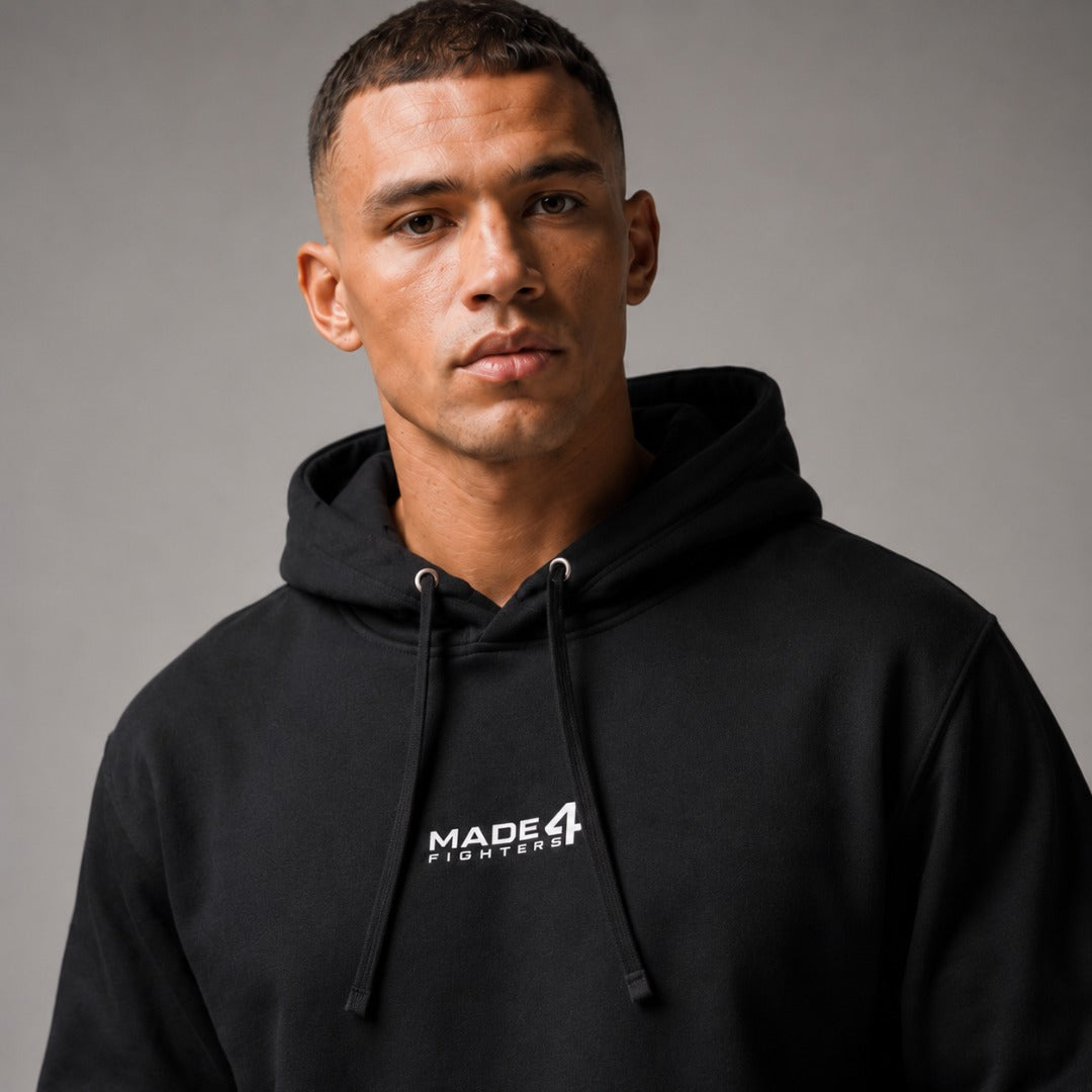 Made4fighters Logo Hoodie Black