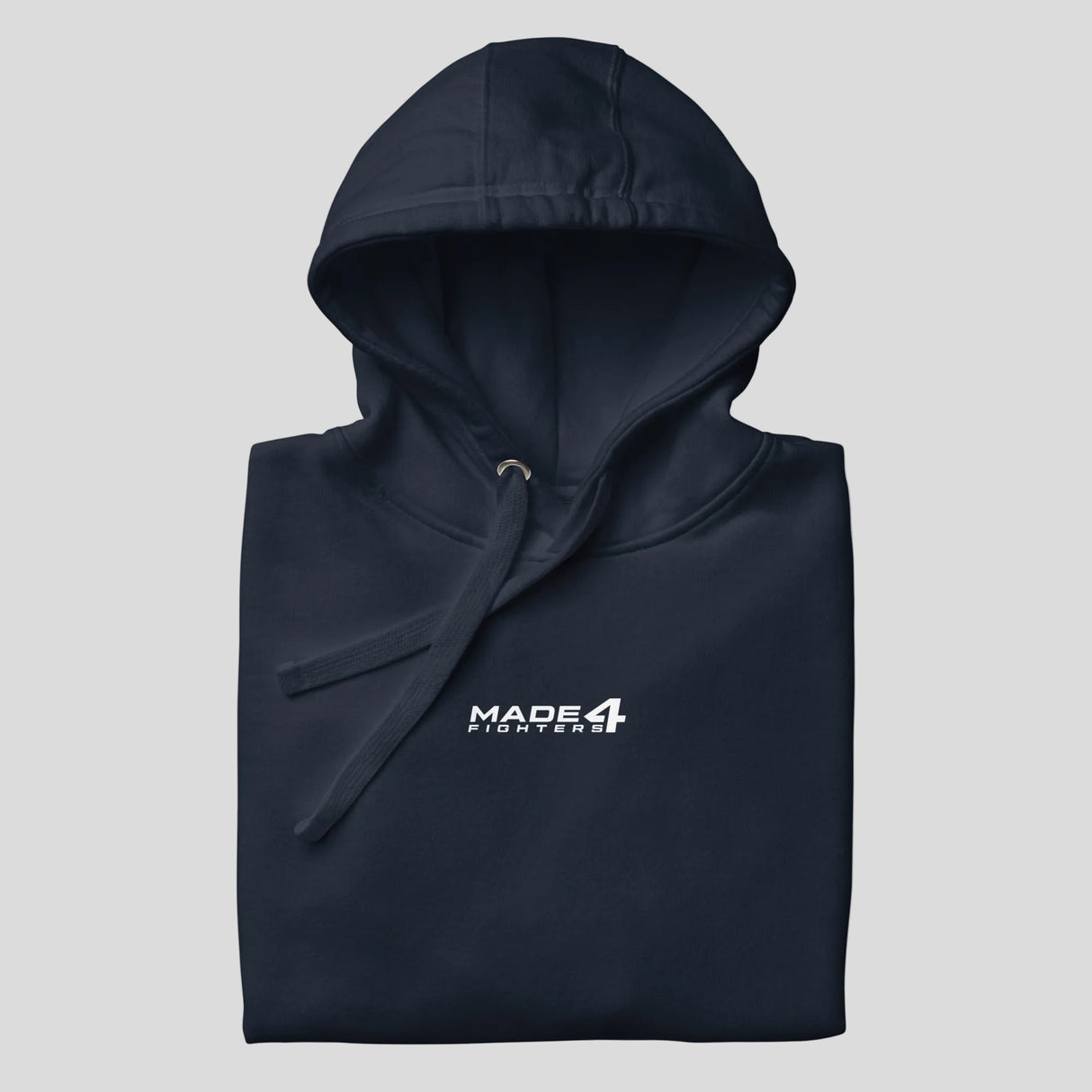 Made4Fighters Logo Hoodie Navy Folded