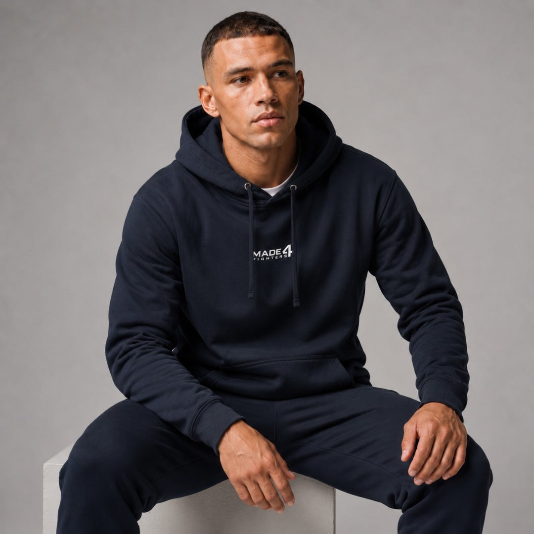 Made4fighters Logo Hoodie Navy