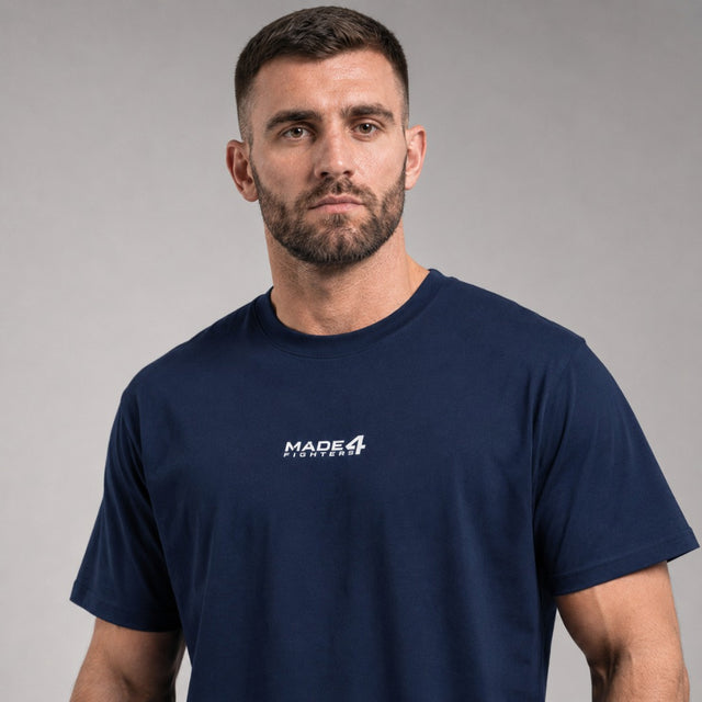 Made4Fighters Logo T-Shirt Navy