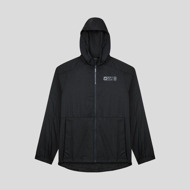 Manto Claim Windbreaker Jacket Black