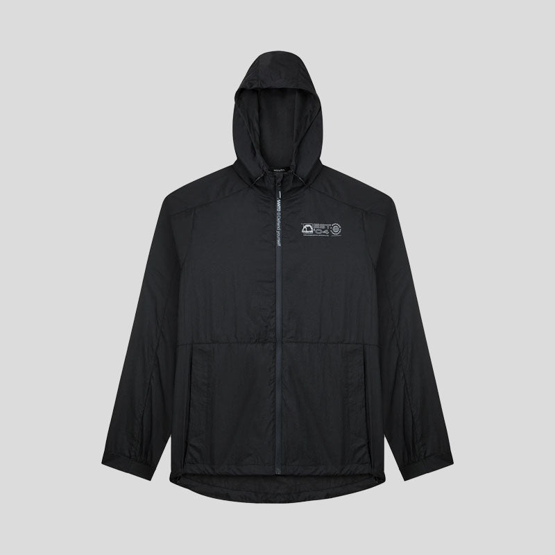 Manto Claim Windbreaker Jacket Black