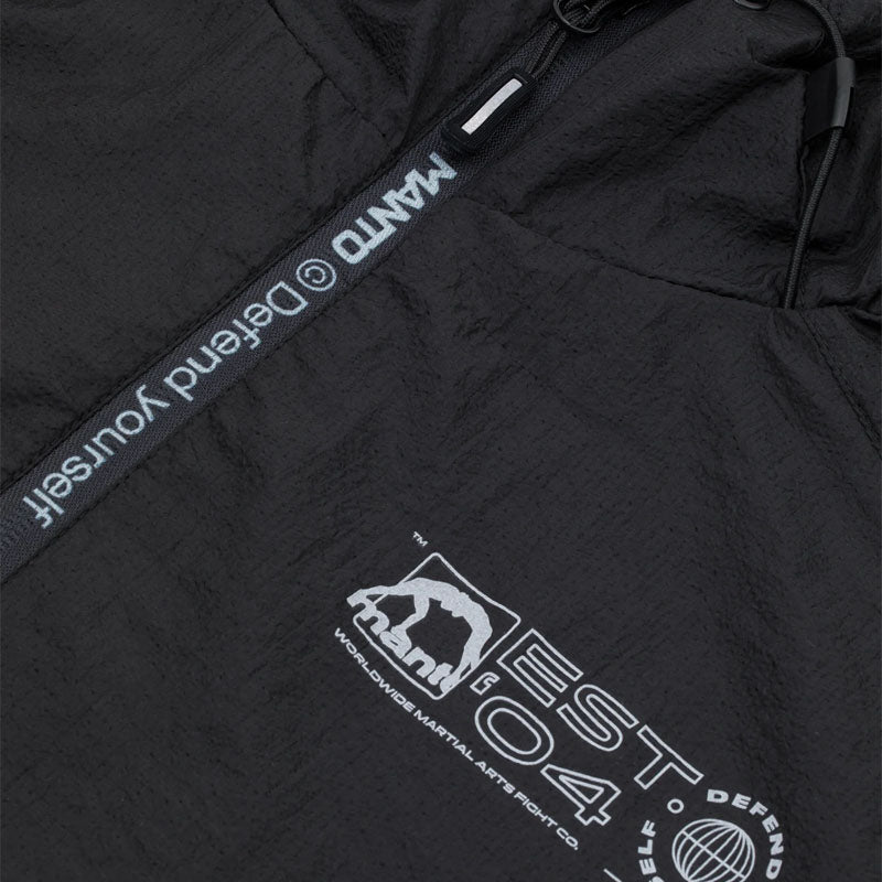 Manto Claim Windbreaker Jacket Black