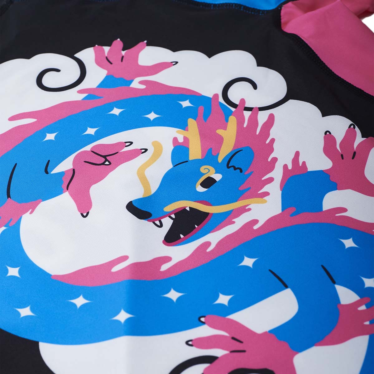 Guarda de erupção cutânea do dragão Manto