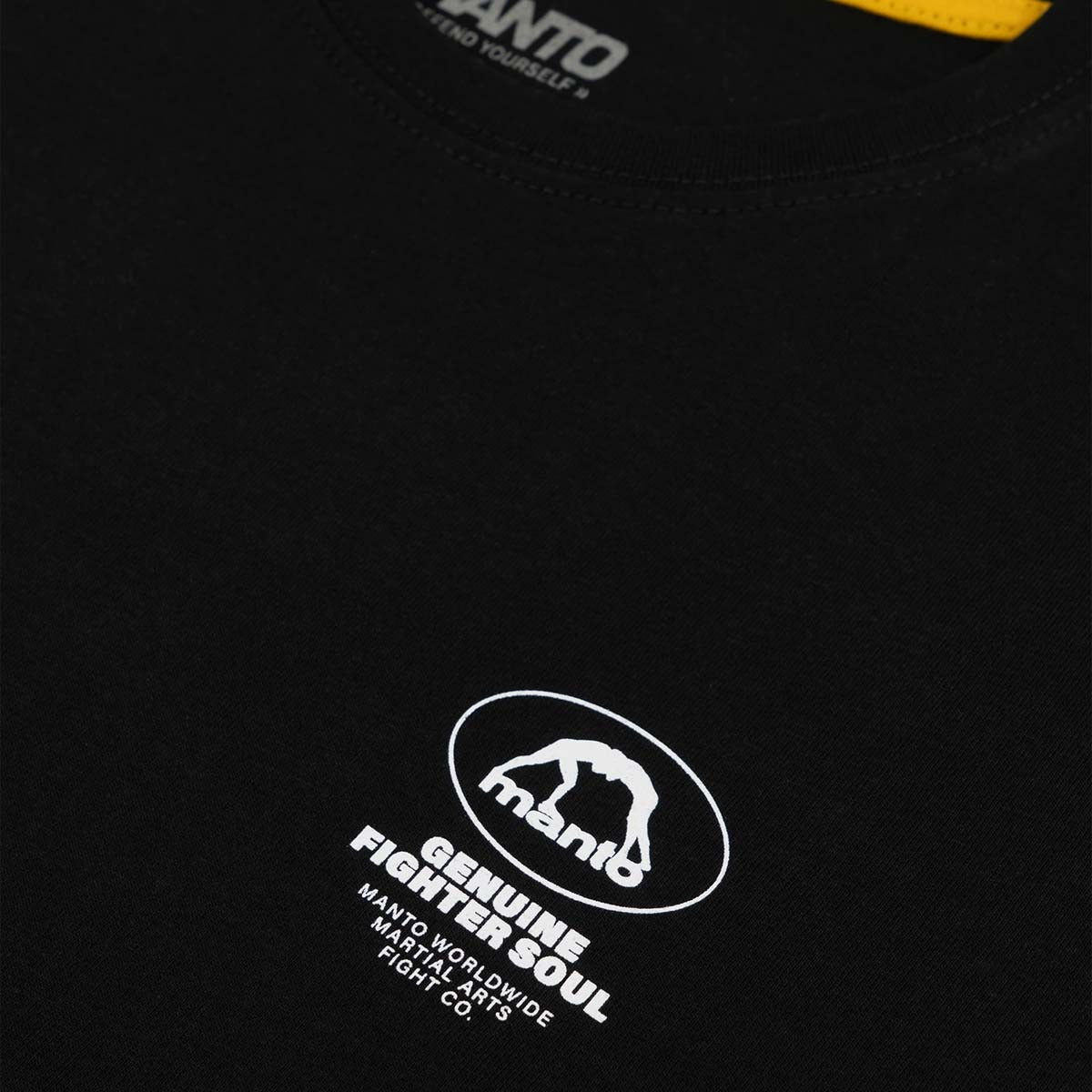 Camiseta de alma de caça manto preto