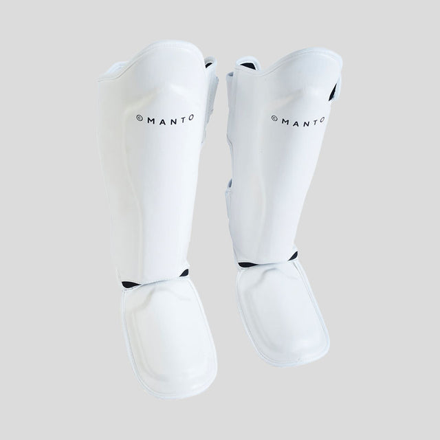 Manto Impact Shin Guards White