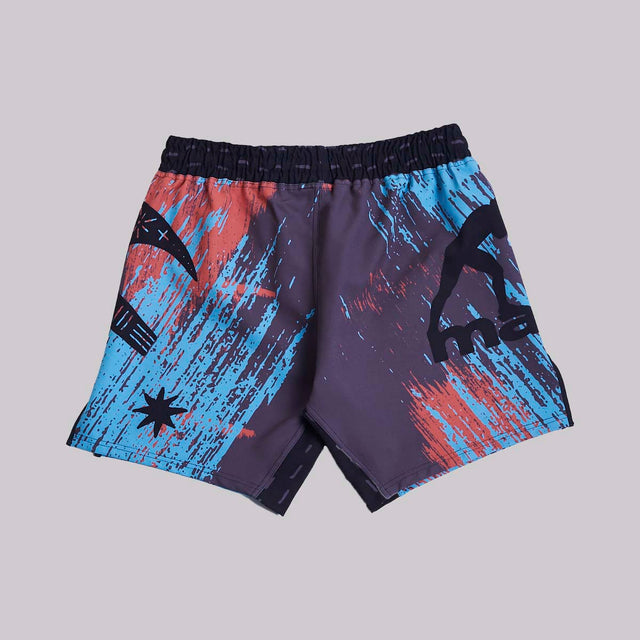 Manto Livings Fight Shorts Multi Colour