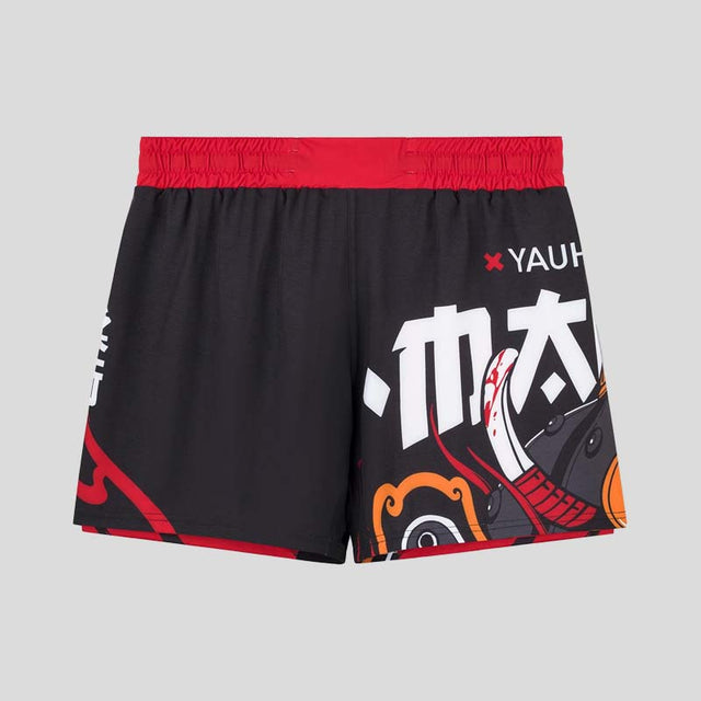 Manto Lucky Cat Fight Shorts Black