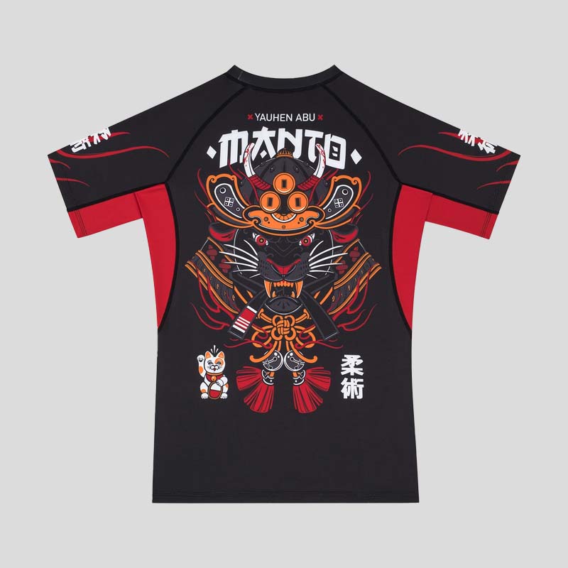 Manto Lucky Cat Rash Guard Black
