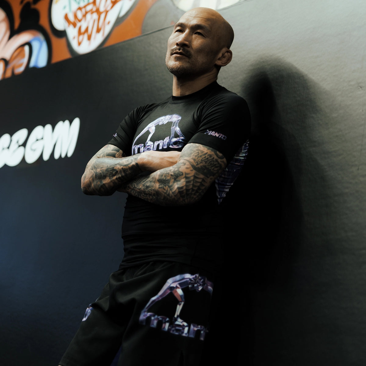 Manto Mirage Rash Guard Schwarz schwarz