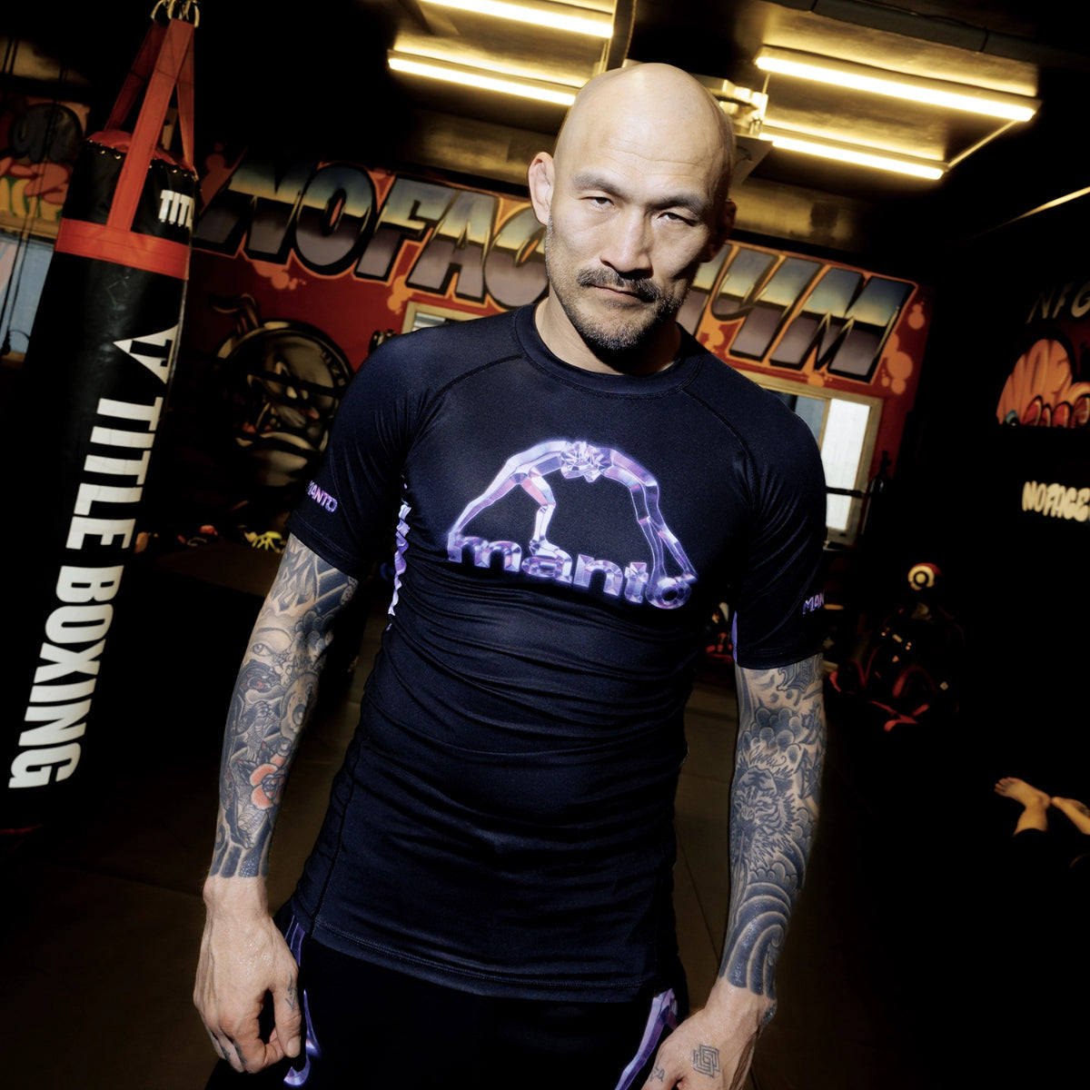 Manto Mirage Rash Guard Schwarz schwarz