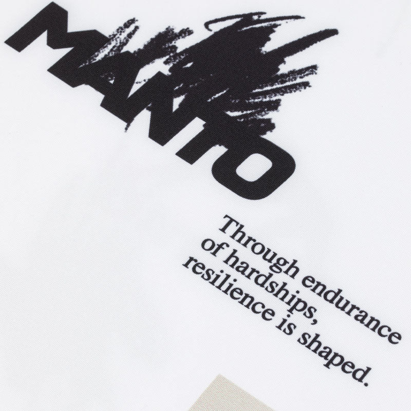 Manto Overcome Rash Guard White
