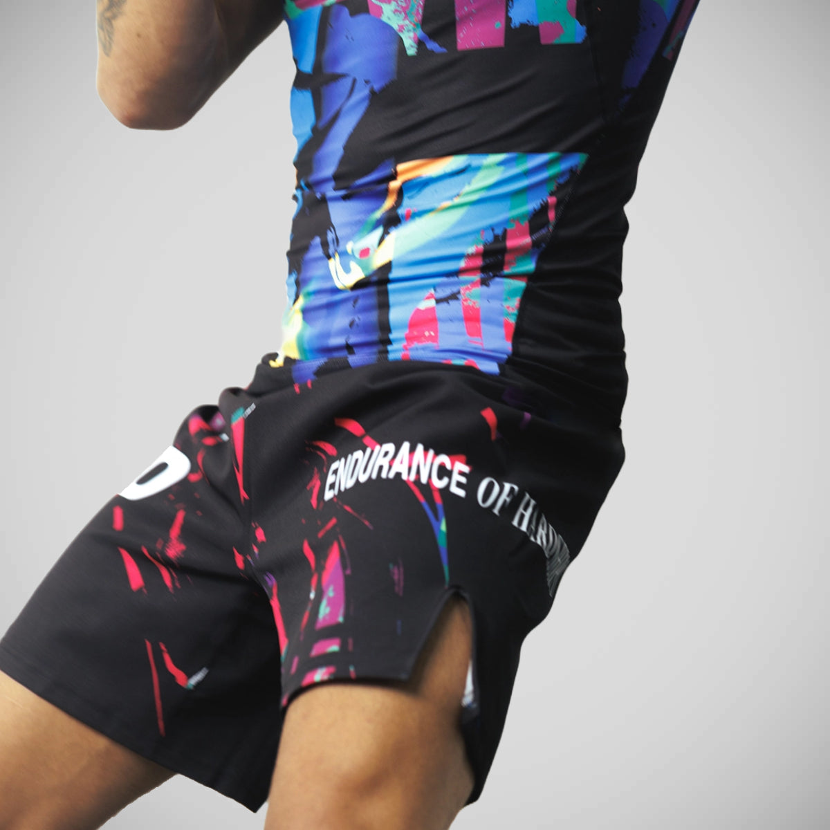 Manto Rave Fight Shorts Multolour
