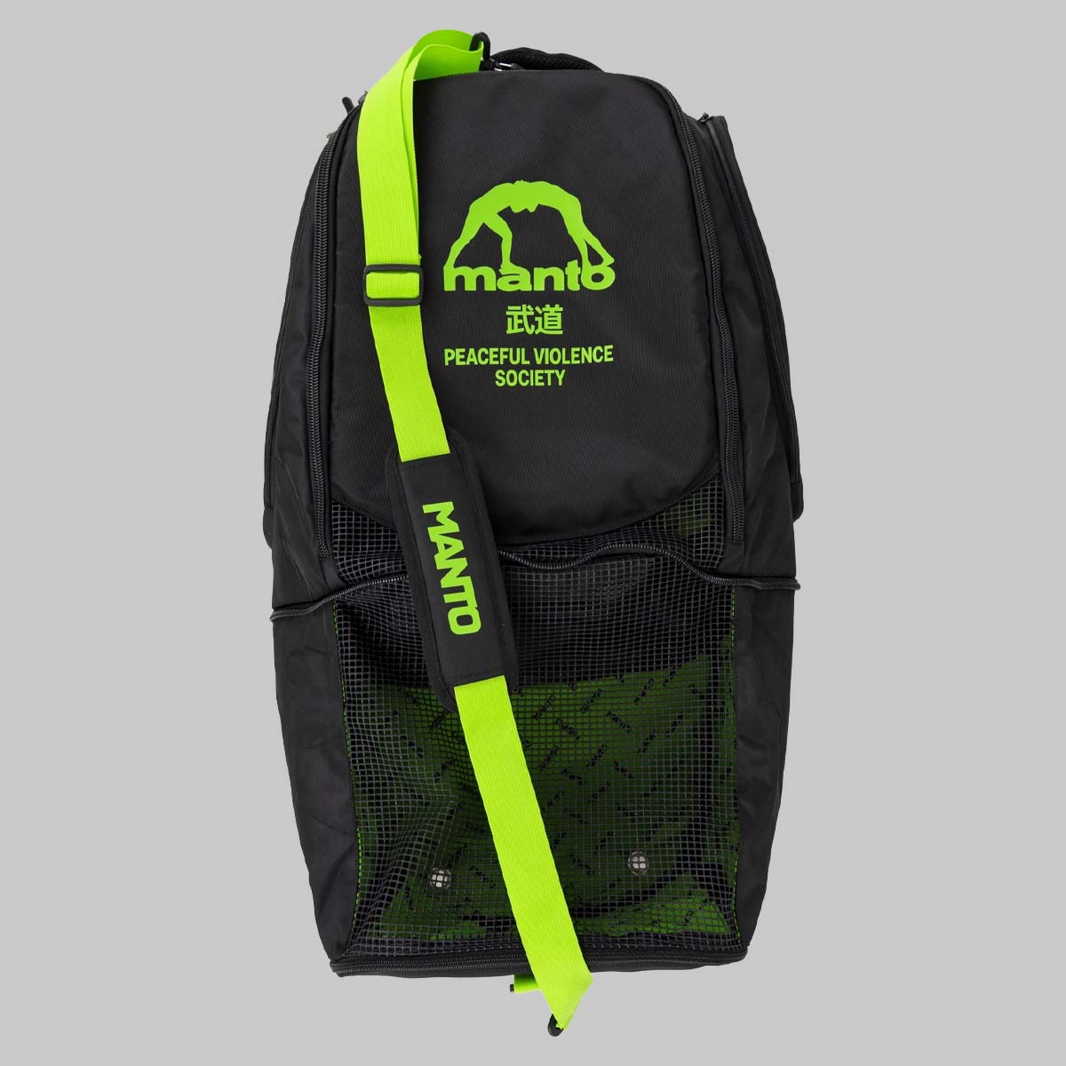 Manto Society XL Convertible Back Pack preto/verde