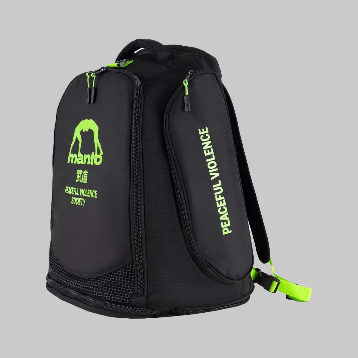 Manto Society XL Convertible Back Pack preto/verde