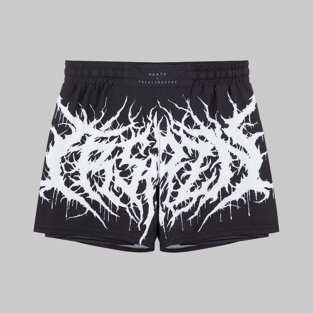 Manto Treasure Zone Fight Shorts Black